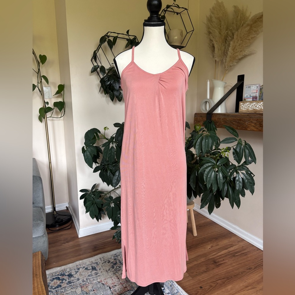 Plenty - Pink adjustable midi dress
